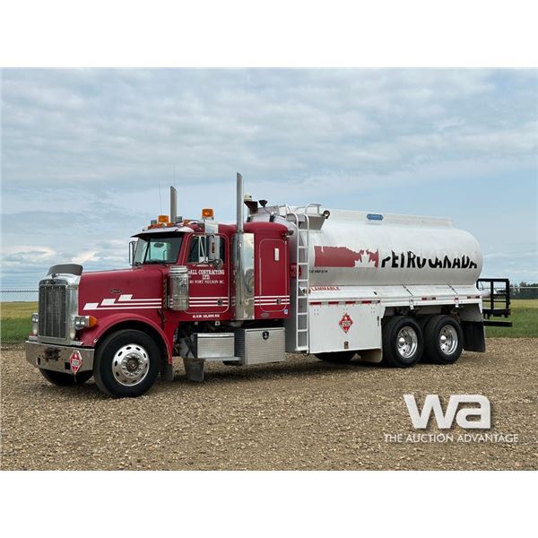 1996 PETERBILT 378 T/A SLEEPER FUEL & LUBE TRUCK