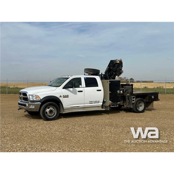 2015 DODGE RAM 5500HD CREW CAB BOOM TRUCK