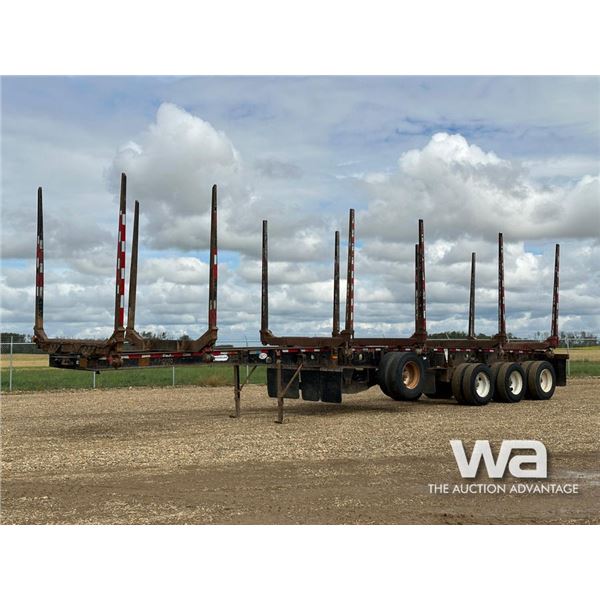 2016 CENTERLINE 50FT QUAD AXLE HAYRACK LOG TRAILER