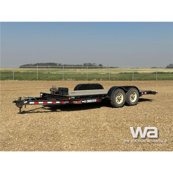 2007 TRAILTECH T/A TILT FLAT DECK TRAILER