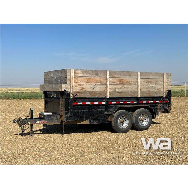 2019 MIRAGE 14 FT. T/A DUMP TRAILER
