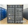 Image 6 : 2023 8 X 40 FT. SHIPPING CONTAINER