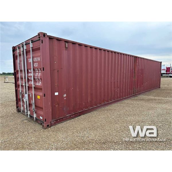 8 X 40 FT. SHIPPING CONTAINER