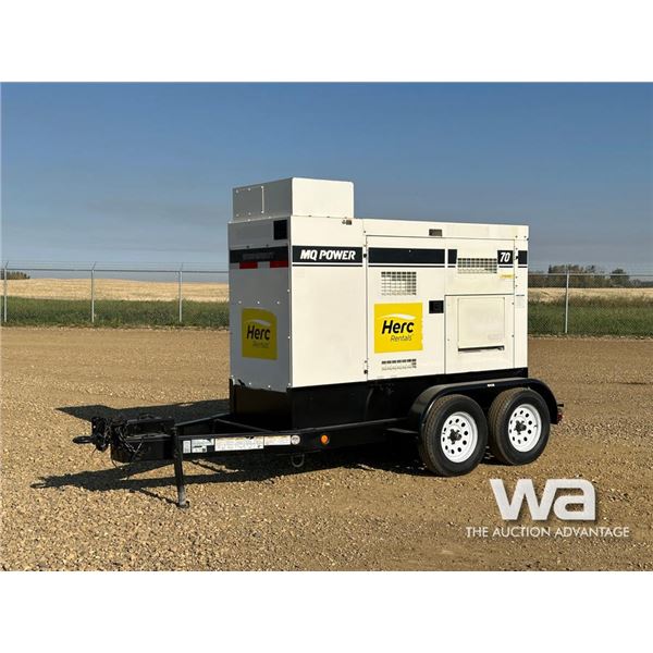 2017 MULTIQUIP 56 KW T/A GENERATOR