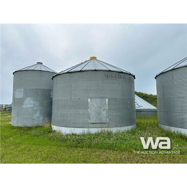 WESTEEL-ROSCO 19 FT. 4 RING 3300 +/- BUS GRAIN BIN