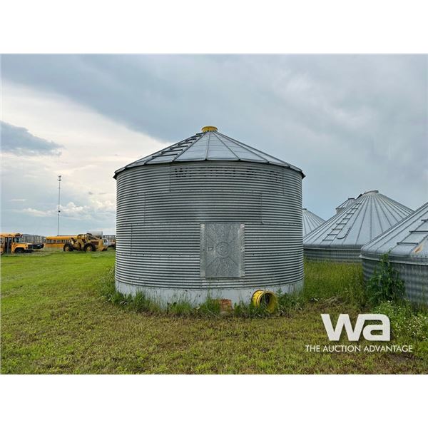 WESTEEL-ROSCO 19 FT. 4 RING 3300 +/- BUS GRAIN BIN