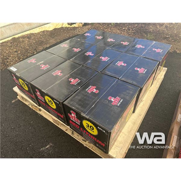 (9) BOXES OF RED LITHIUM GREASE