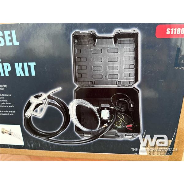GAS & DIESEL PORTABLE FUEL TRANSFER PUMP KIT
