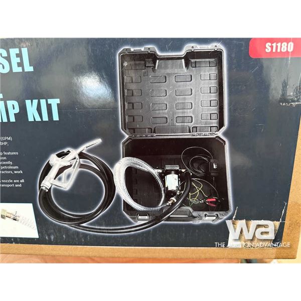 GAS & DIESEL PORTABLE FUEL TRANSFER PUMP KIT