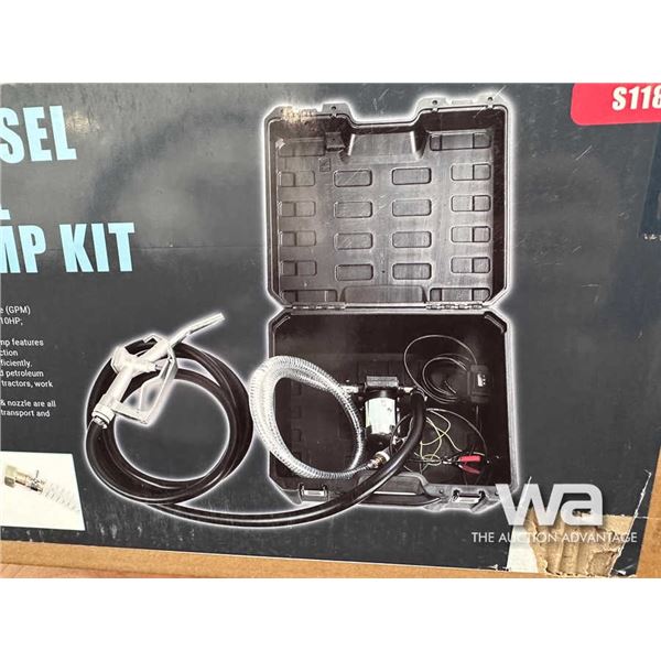 GAS & DIESEL PORTABLE FUEL TRANSFER PUMP KIT