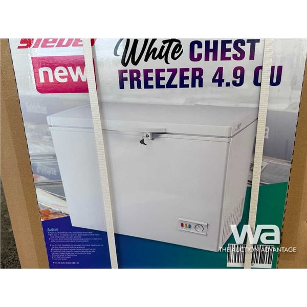 SIEBEL WHITE CHEST FREEZER 4.9 CU