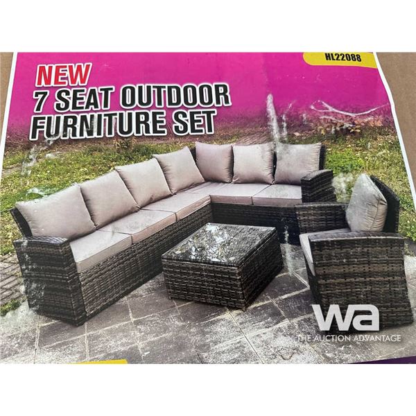 7 SEAT OUTDOOR FURNITURE SET