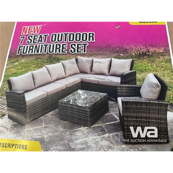 7 SEAT OUTDOOR FURNITURE SET