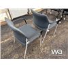 Image 2 : (2) FABRIC CHAIRS WITH ARMS