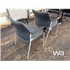 Image 2 : (2) FABRIC CHAIRS WITH ARMS