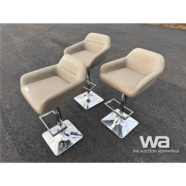 (3) COUNTER BAR STOOLS