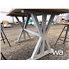 Image 8 : COUNTER HEIGHT TABLE AND (4) SWIVEL STOOLS