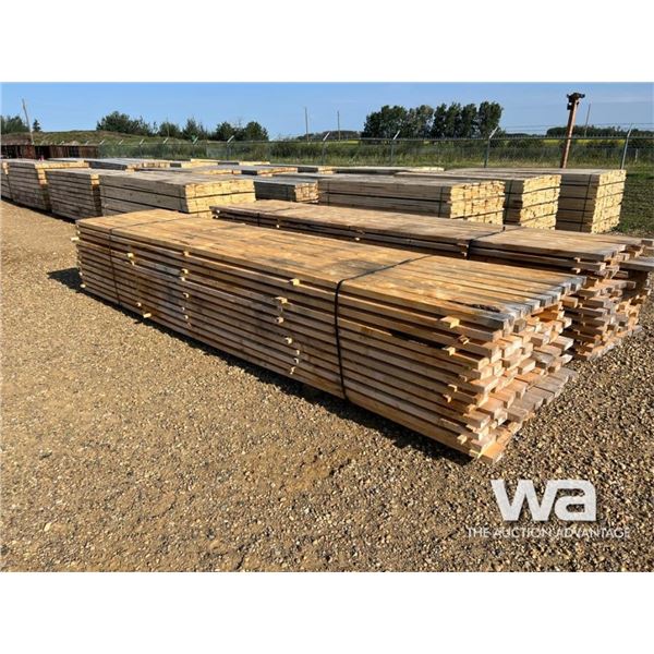 LIFT OF 16 FT. SPRUCE ROUGH CUT LUMBER
