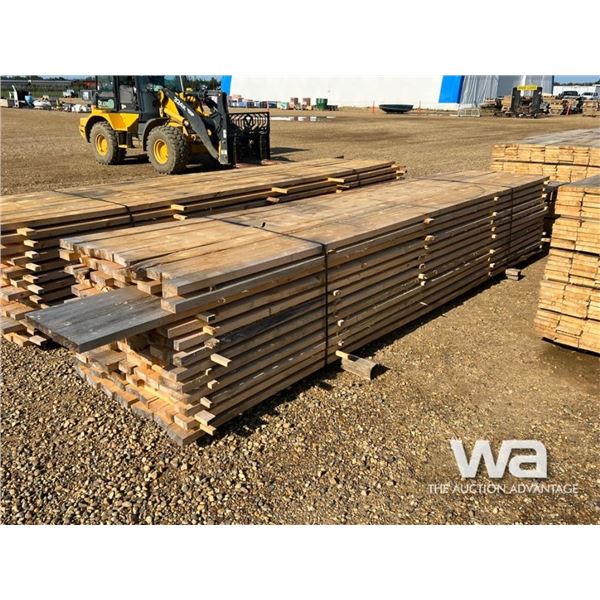 LIFT OF 16 FT. SPRUCE ROUGH CUT LUMBER