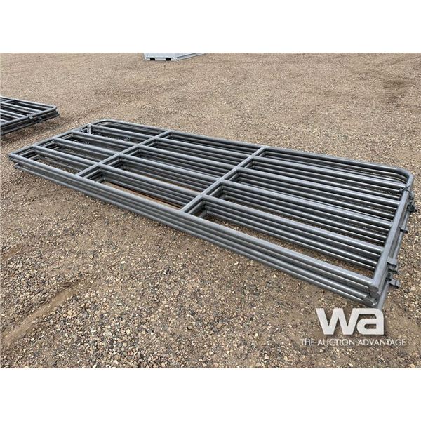 (4) 14 X 5 FT. 6 BAR CATTLE GATES