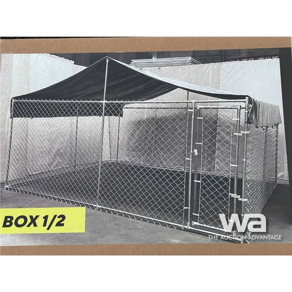 13 X 13 FT. CHAIN LINK DOG KENNEL