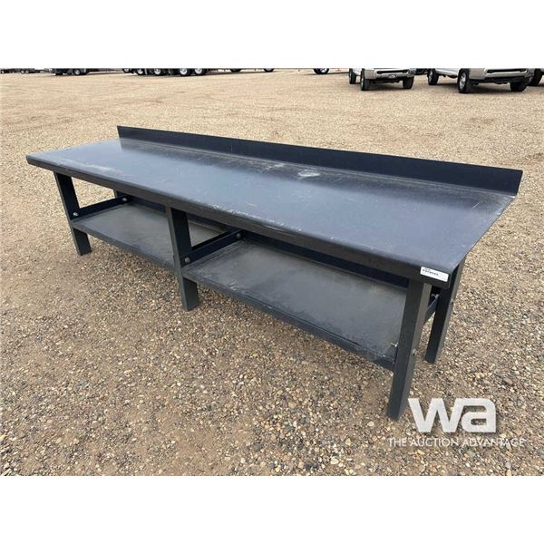 120 X 30 IN. STEEL WORK BENCH