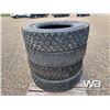 Image 2 : (4) BRIDGESTONE 11R24.5 TIRES