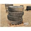 Image 2 : (4) QUANTITY OF 295/75R22.5 TIRES