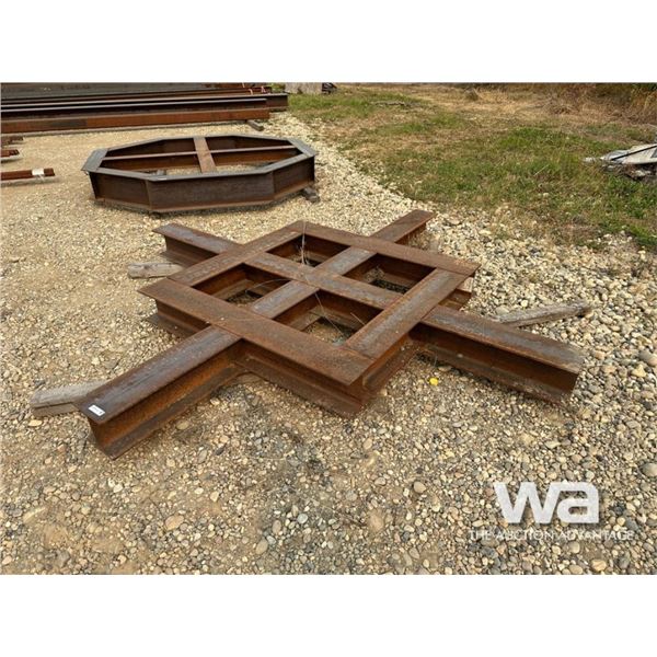 SQUARE I-BEAM FLARE STACK BASE