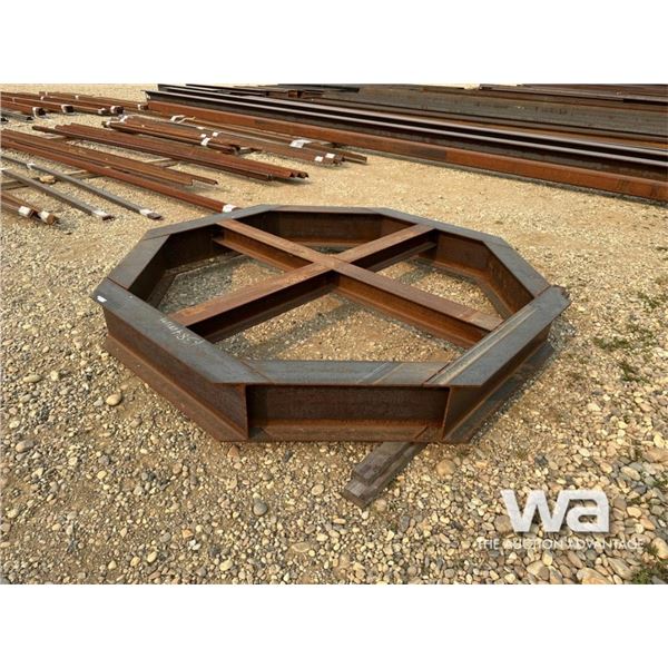 OCTAGON  FLARE STACK I-BEAM BASE