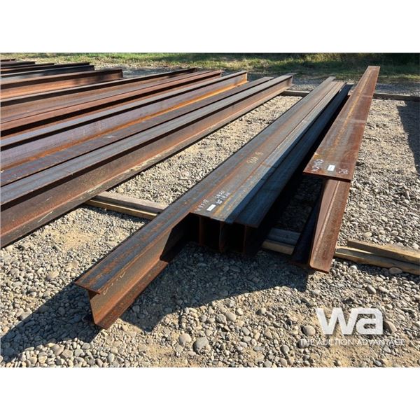 (4) W8X18 (3) 20 FT. LENGTHS & (1) 26 FT.