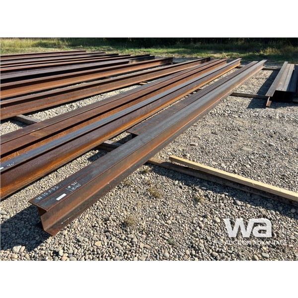 (2) W10X33  32 FT. & 40 FT LENGTH