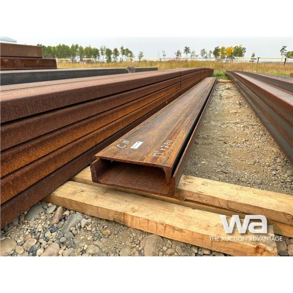(2) PCS C10  17 FT. CHANNEL STEEL