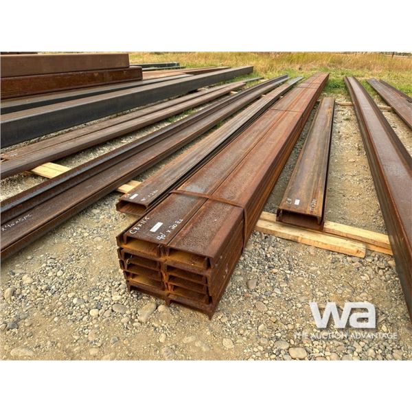 (20) PCS C8X11.5"  40 FT. CHANNEL STEEL