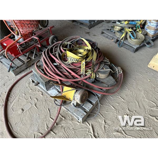 HOSE, ELECTRIC MOTORS, BATTERIES