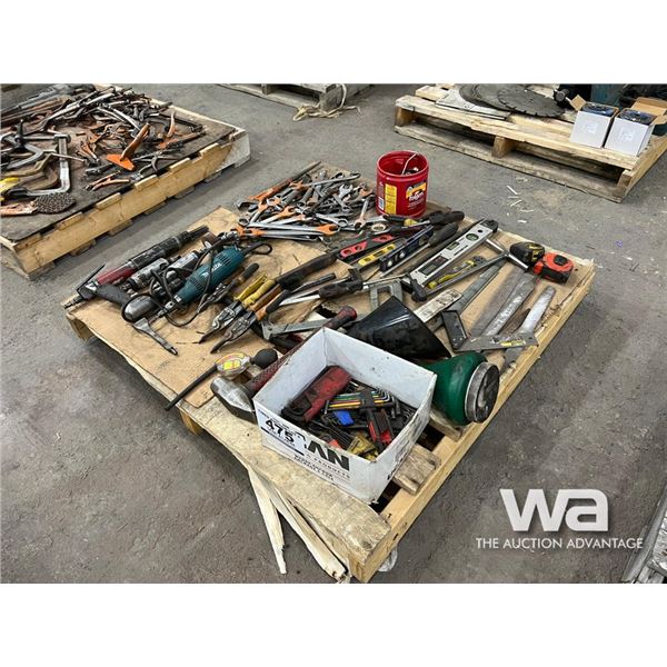 WRENCHES, FILES, LEVELS, SHOP TOOLS