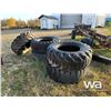 Image 3 : (5) GOODYEAR, BRIDGESTONE, FIRESTONE 17.5-25 TIRES