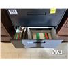 Image 2 : FILING CABINET & (2) 4 DRAWER WOOD CABINETS