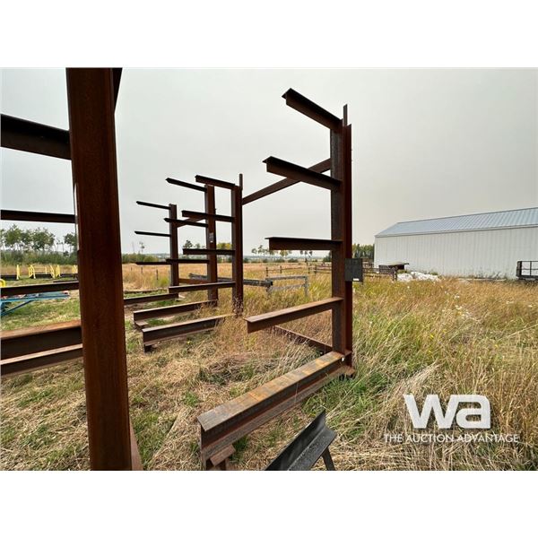 (1) I-BEAM UPRIGHT STEEL RACK