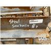 Image 5 : (3) SAW HORSE STEEL RACKS