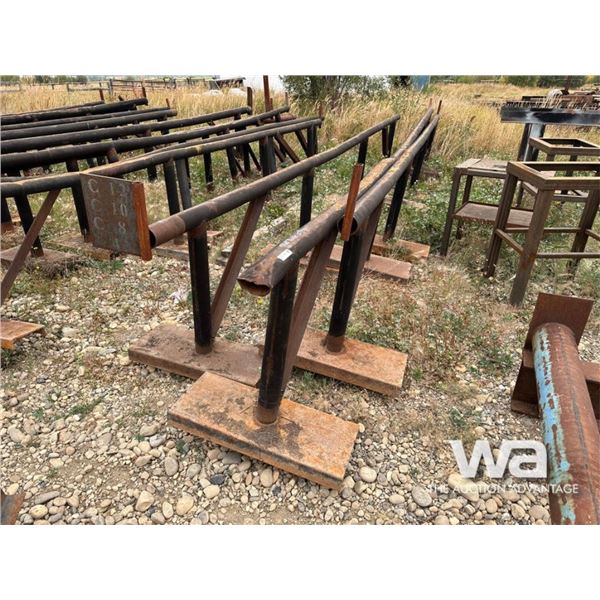 (3) PIPE STEEL RACKS