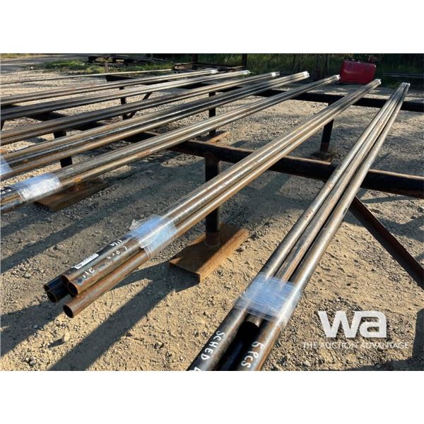 (6) SCHED 40   1 1/4"  21 FT. LENGTHS