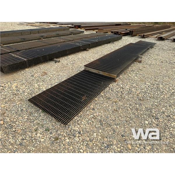 (2) PCS  3 FT. X 24 FT. & 3 FT. X 10 FT. GRATING