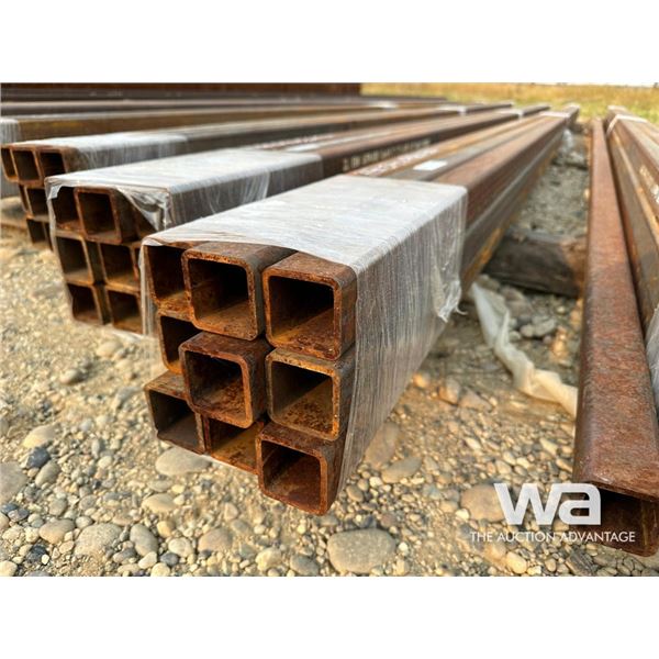 (9) PCS  HSS 2X2X3/16"  20 FT. LENGTH