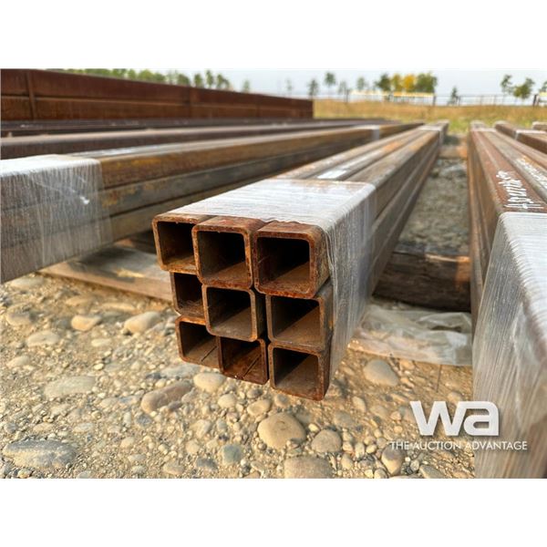 (9) PCS  HSS 2X2X3/16"  20 FT. LENGTH