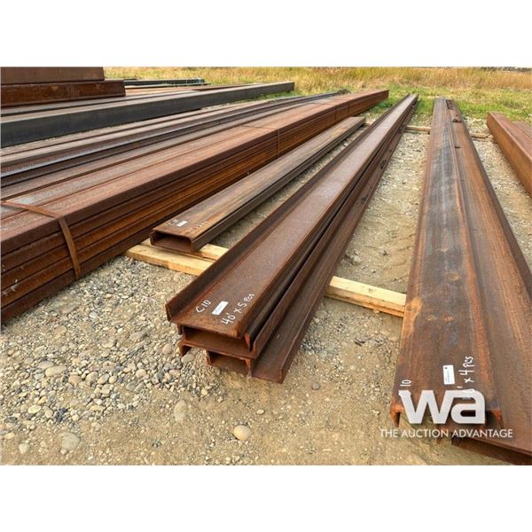 (5) PCS C10  40 FT. CHANNEL STEEL