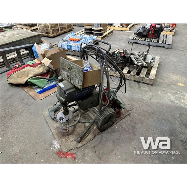 ULTRA MAX II 695 AIR PAINT SPRAYER, DRILL, MASK