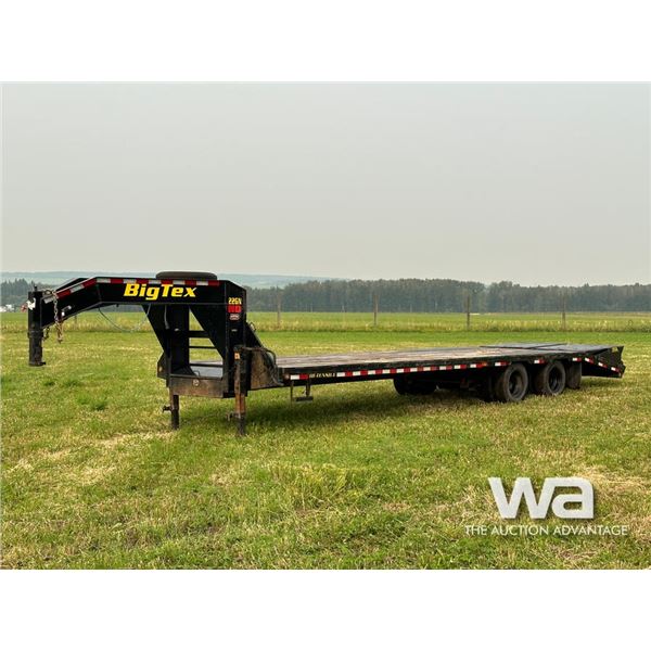 2022 BIGTEX 22GN 25FT T/A DUALLY EQUIPMENT TRAILER