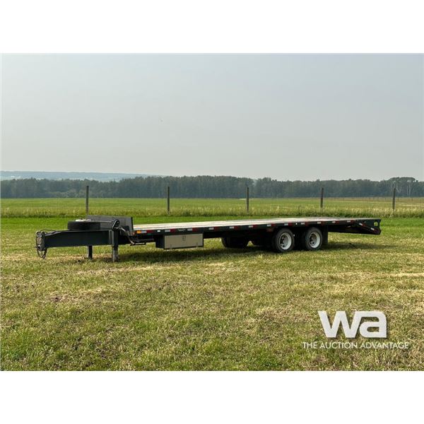 2013 PRECISION BF30BP-15SP T/A EQUIPMENT TRAILER