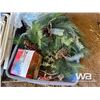 Image 5 : LAWN CHAIR, HEATER, TREE STAND, CHRISTMAS DECOR